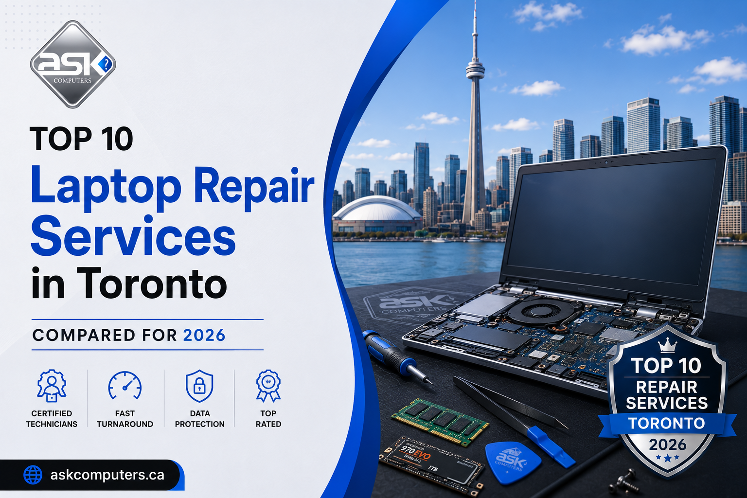 Top 10 Laptop Repair Services in Toronto