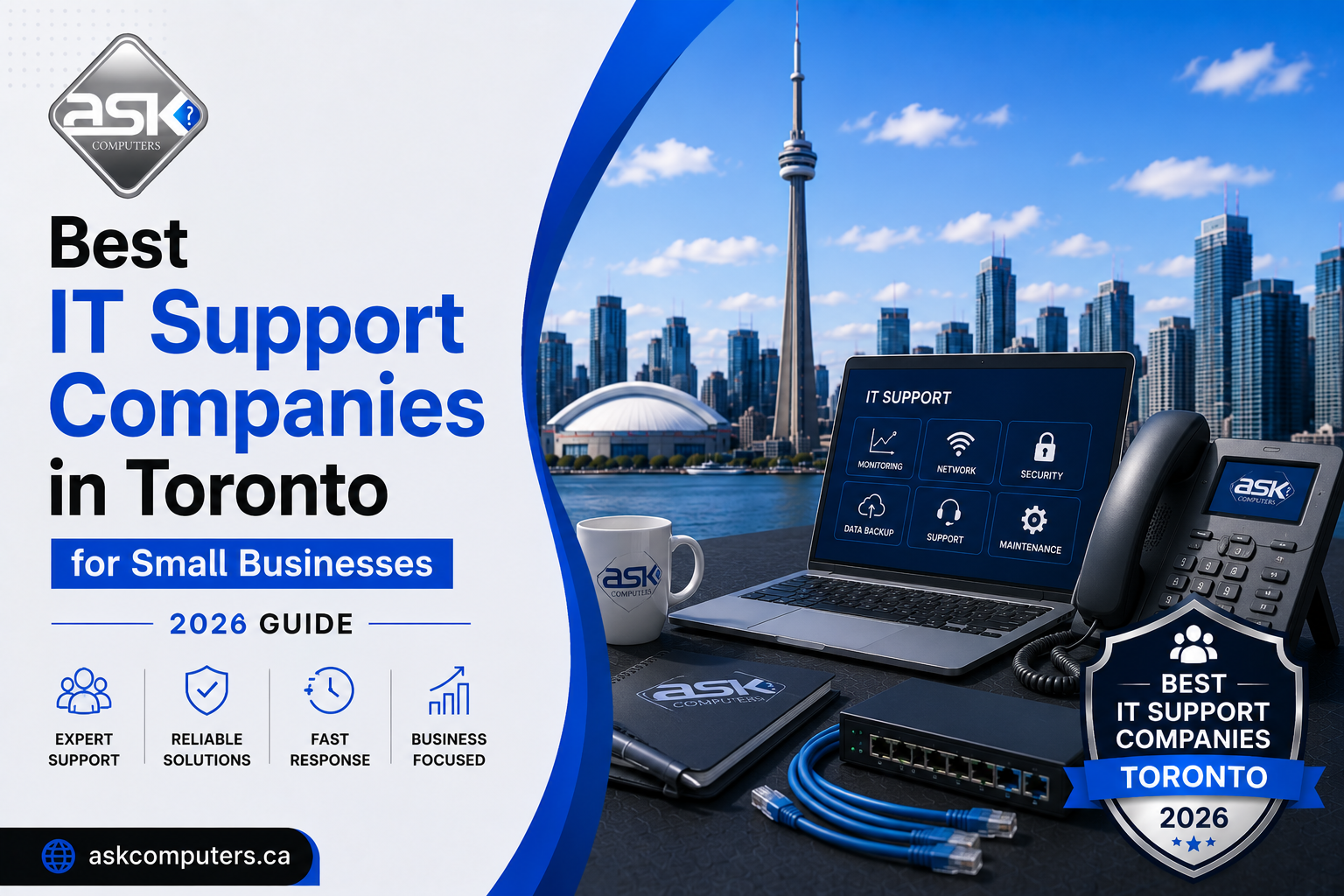Best IT Support Companies in Toronto for Small Businesses