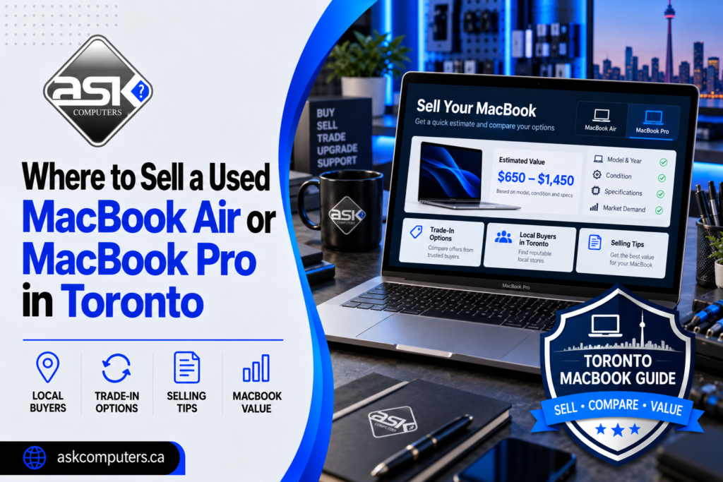 Where to Sell a Used MacBook Air or MacBook Pro in Toronto
